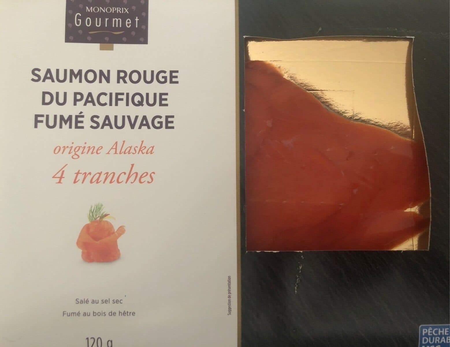 Monoprix Saumon sauvage rouge packshot