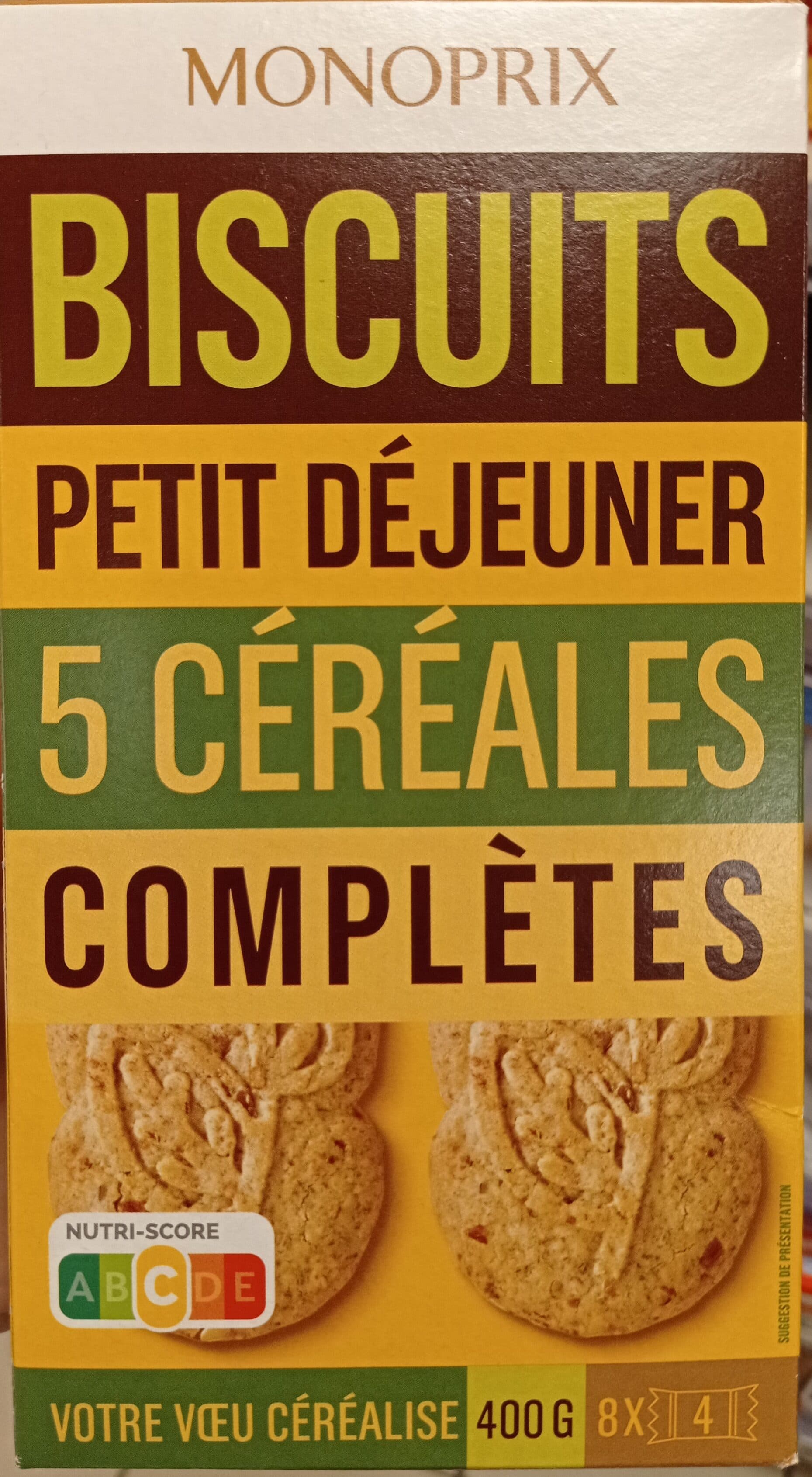 Monoprix Biscuits Petit Déjeuner packshot