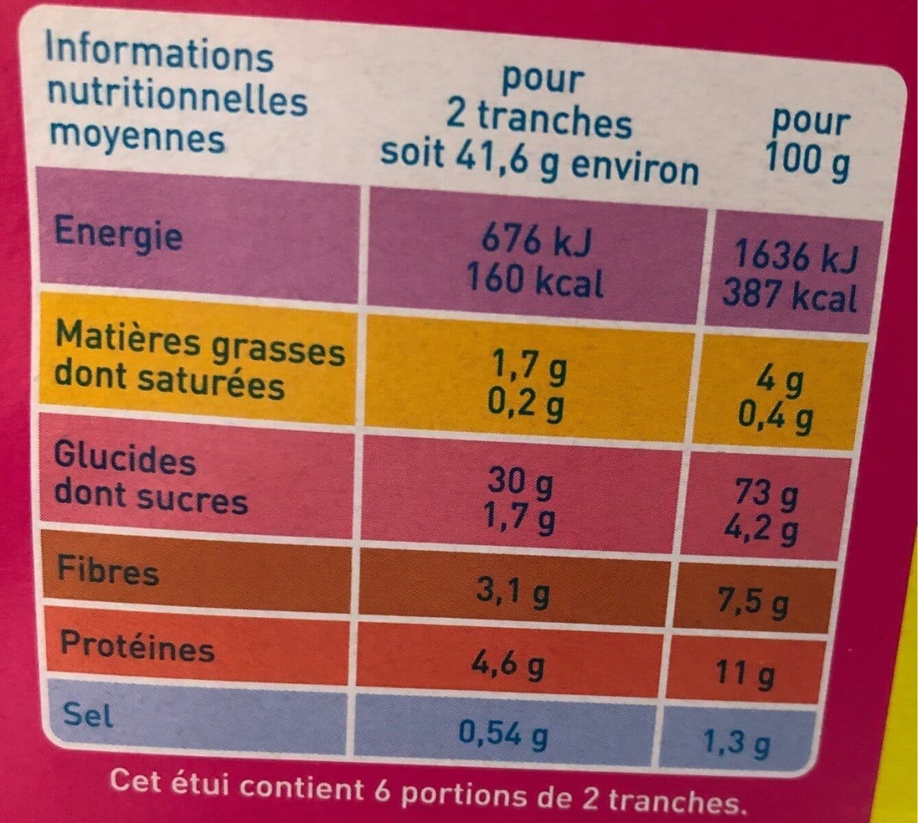 MONOPRIX BIO ! Pain grillé au blé complet packshot