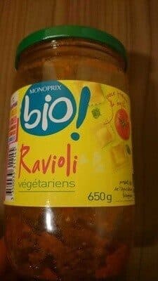 MONOPRIX BIO ! Ravioli végétariens packshot