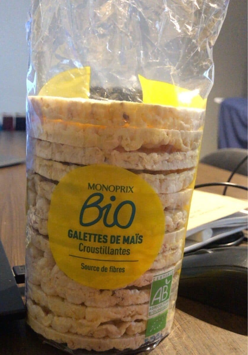 monoprix Galettes de maïs bio packshot