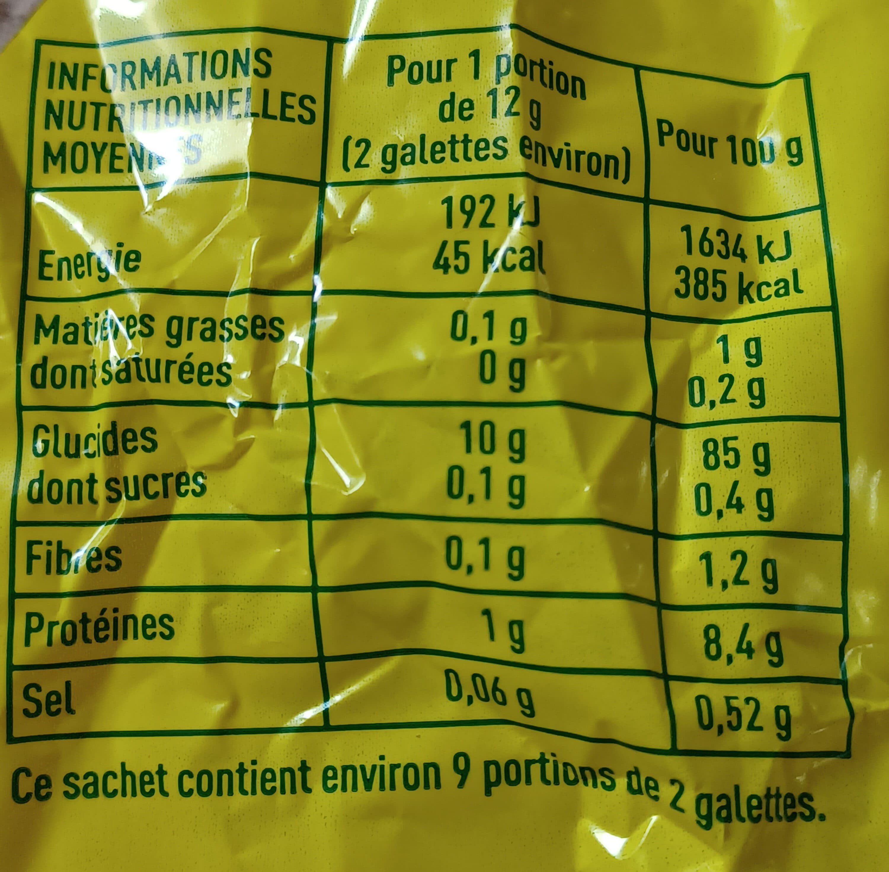 monoprix Galettes de maïs bio packshot