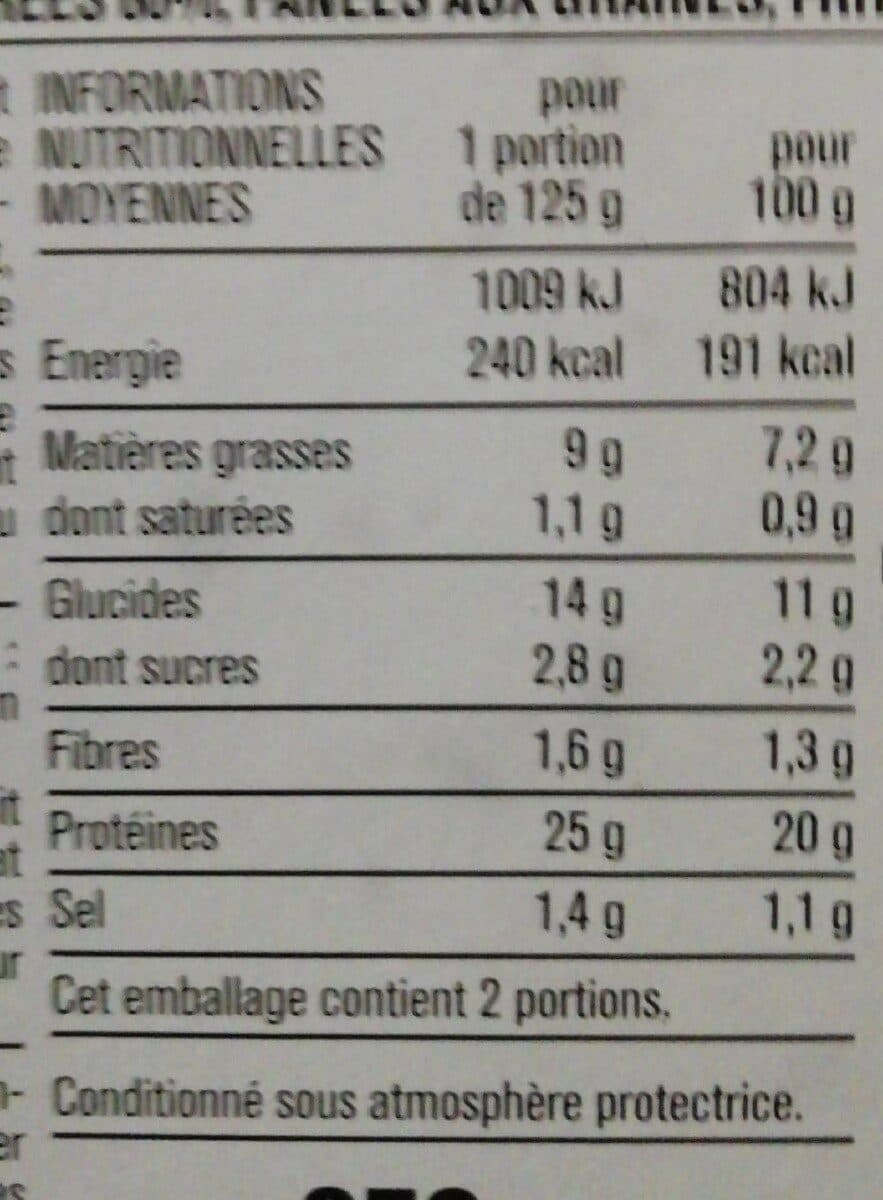 Monoprix Aiguillettes Poulet Multigraines packshot