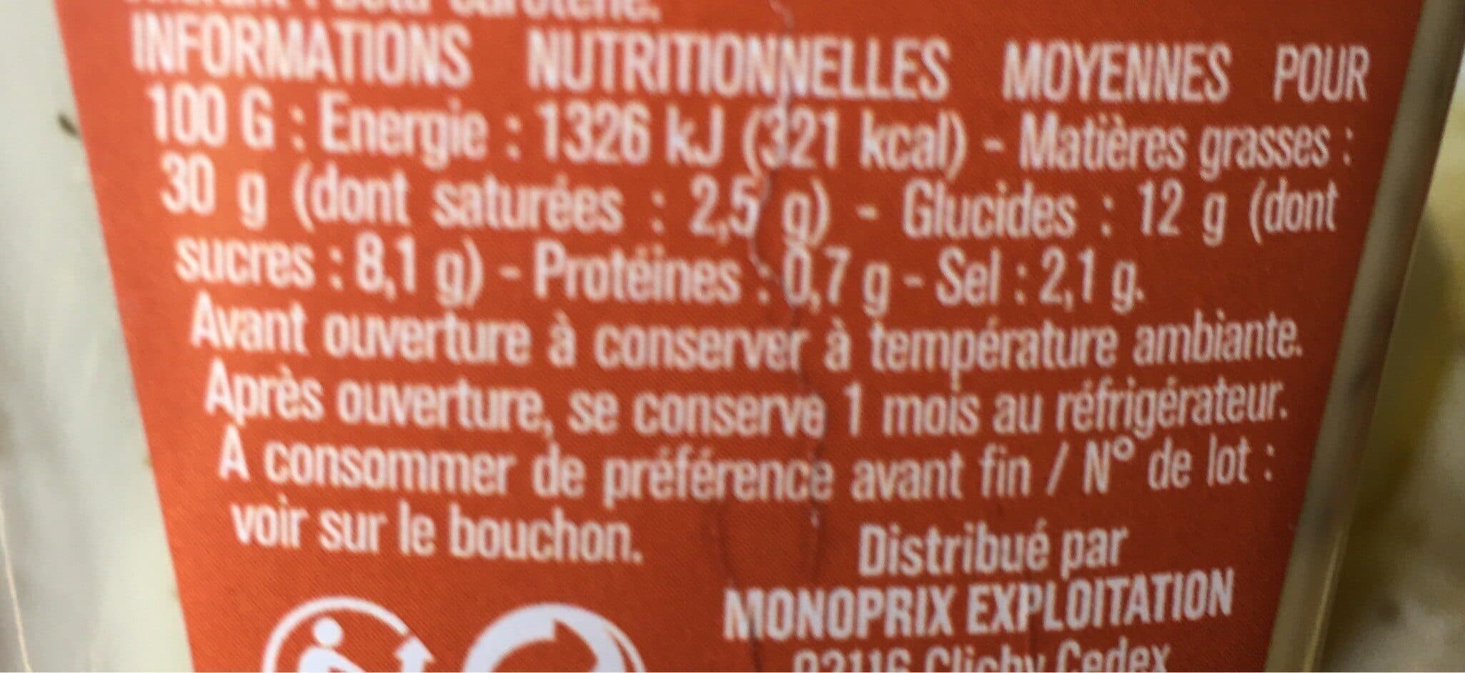 Monoprix Sauce frites packshot