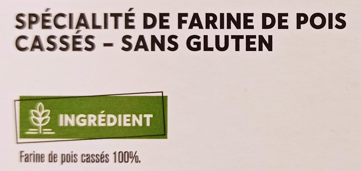 Monoprix Fusilli pois cassés packshot