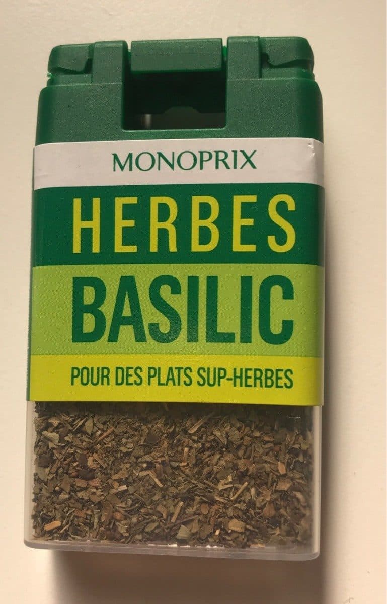 Monoprix Herbes basilic packshot