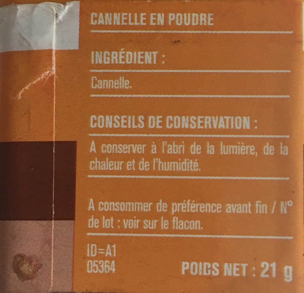 Monoprix Cannelle de Sumatra packshot