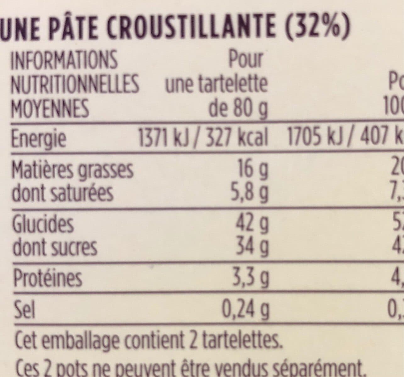 Monoprix Tartelette aux marrons packshot