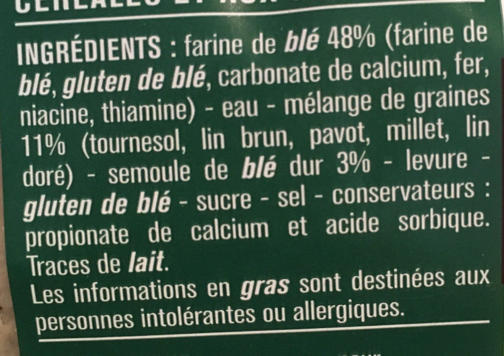 Monoprix 4 Muffins céréales & graines packshot