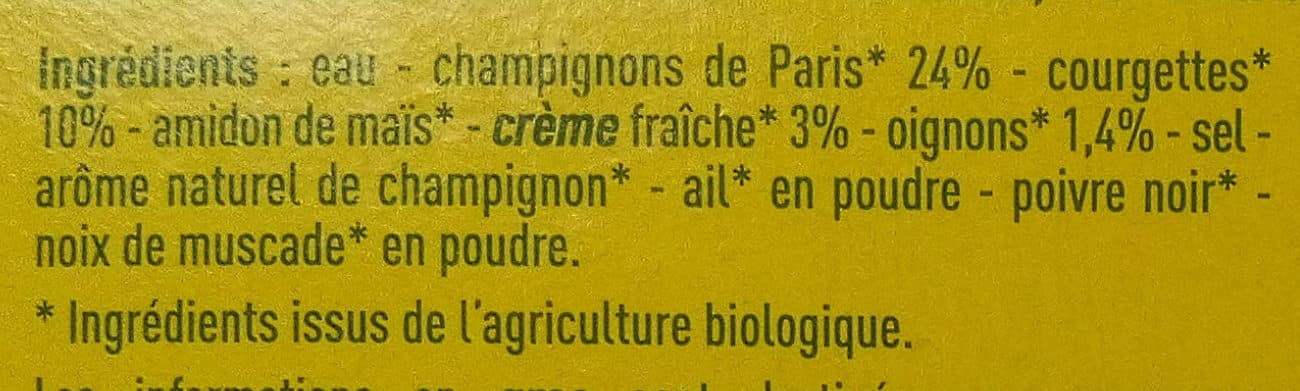 Monoprix Velouté Champignons de Paris packshot