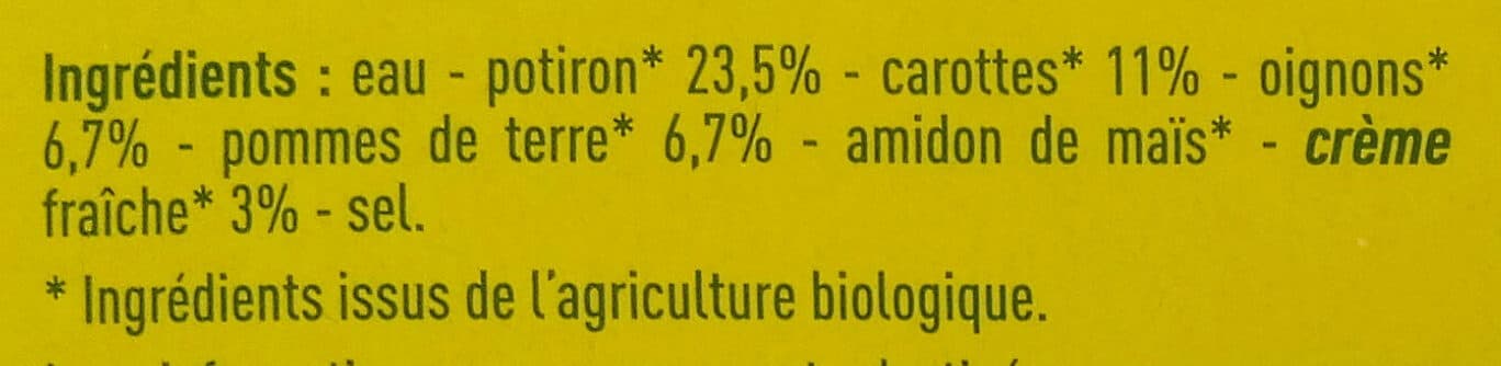 Monoprix Velouté Potiron & Carottes packshot