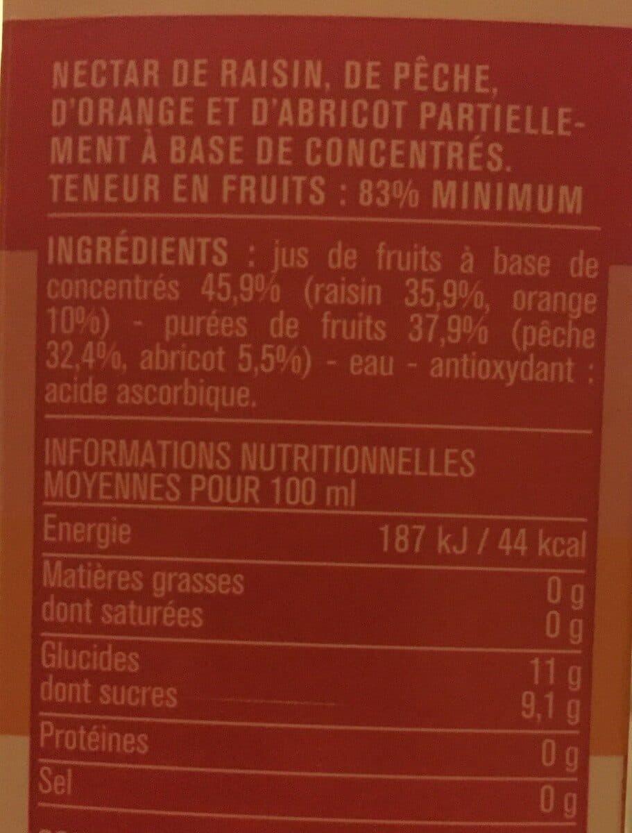 Monoprix Orange Pêche Abricot packshot