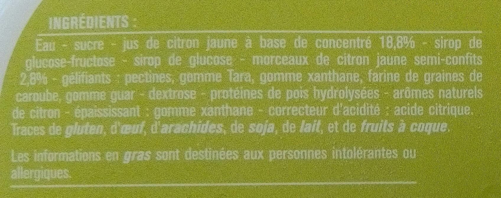 Monoprix Sorbet citron jaune packshot