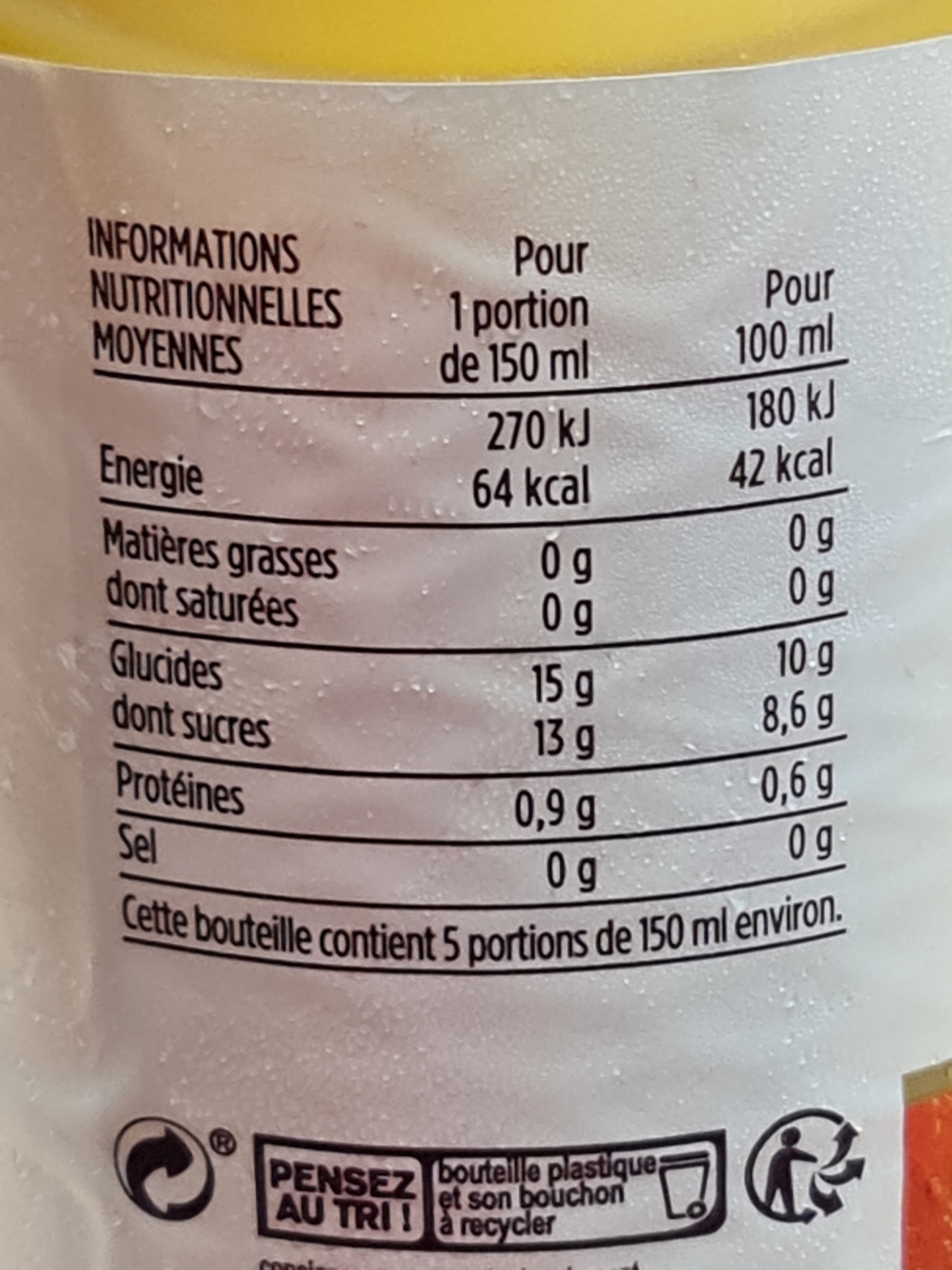 Monoprix Jus d'orange pamplemousse acérola packshot