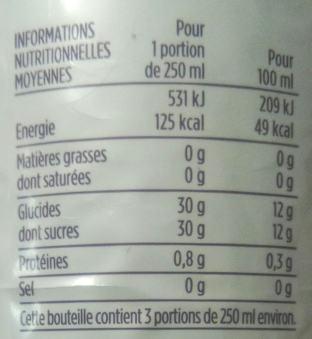 Monoprix Jus de pomme cerise Cranberry packshot