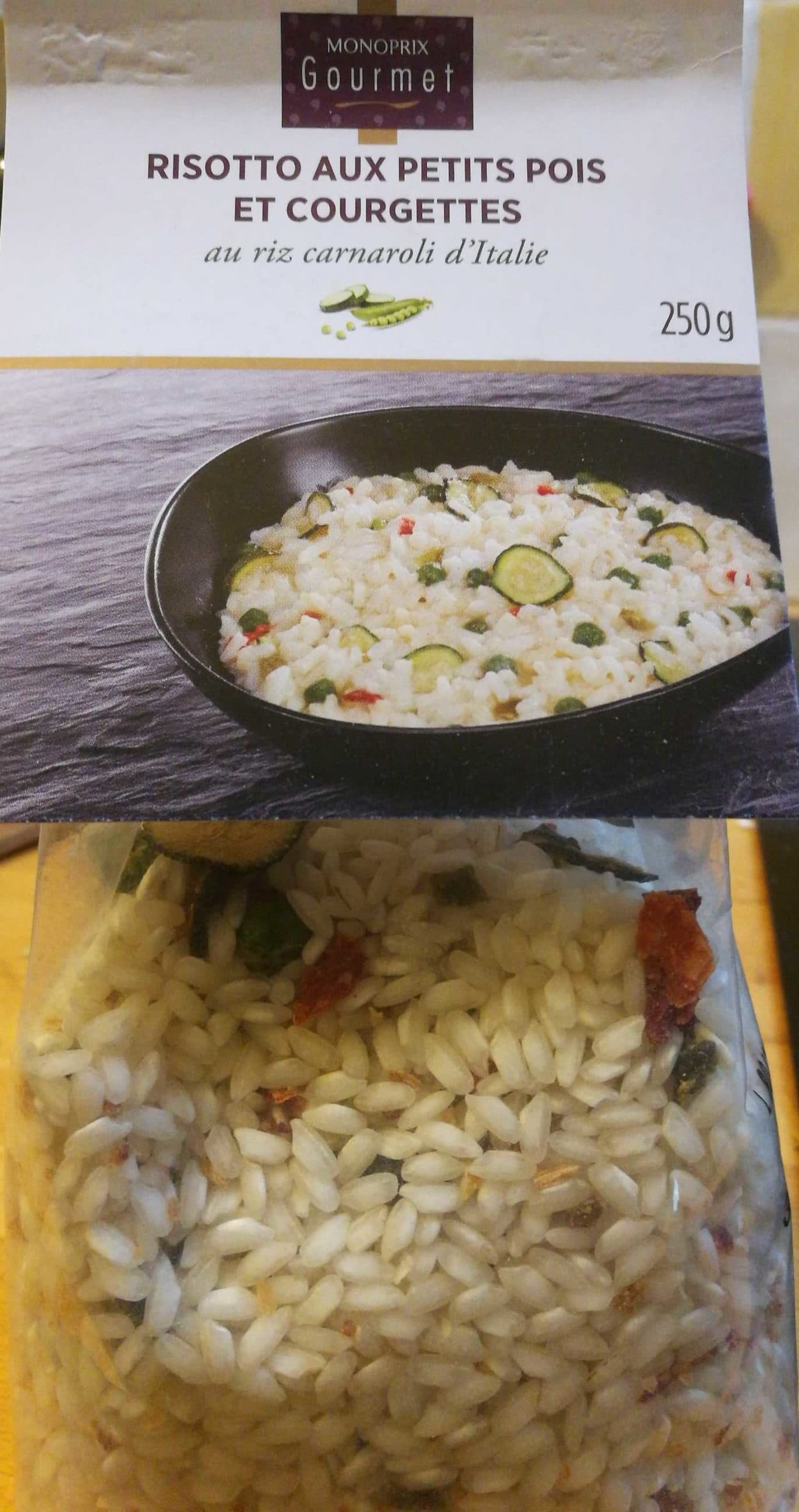 Monoprix Gourmet Risotto aux petits pois et courgettes packshot