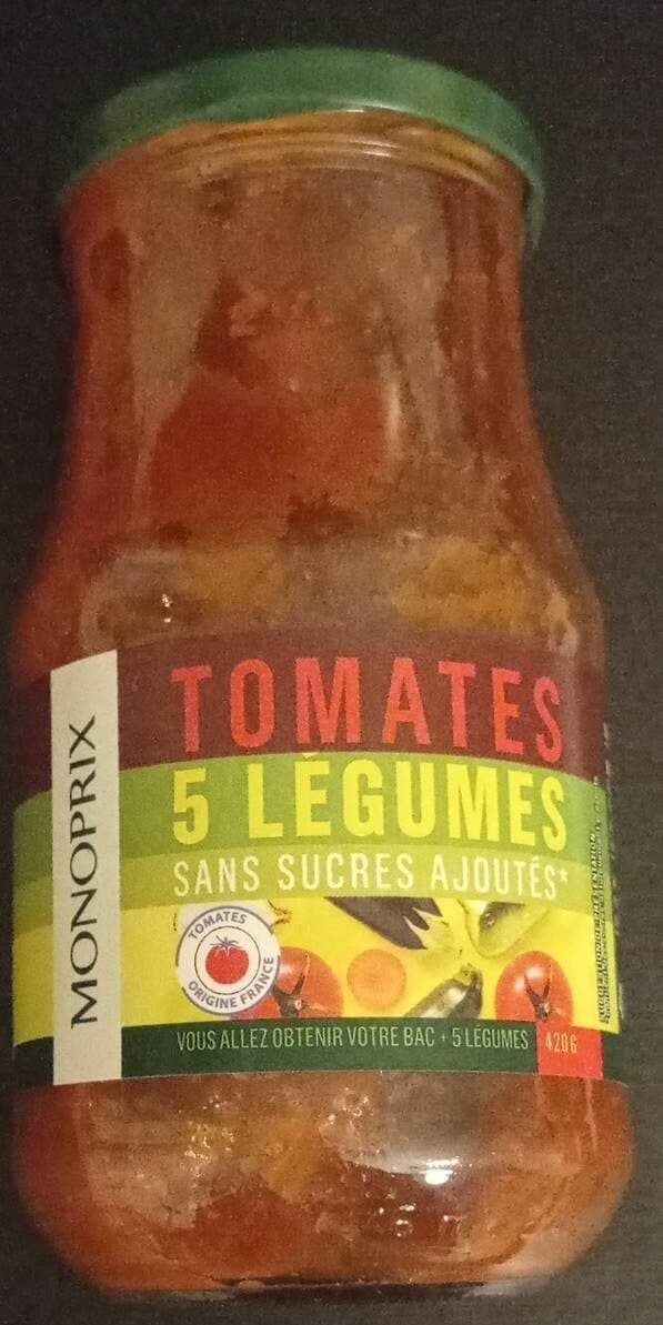 Monoprix Tomates 5 légumes packshot