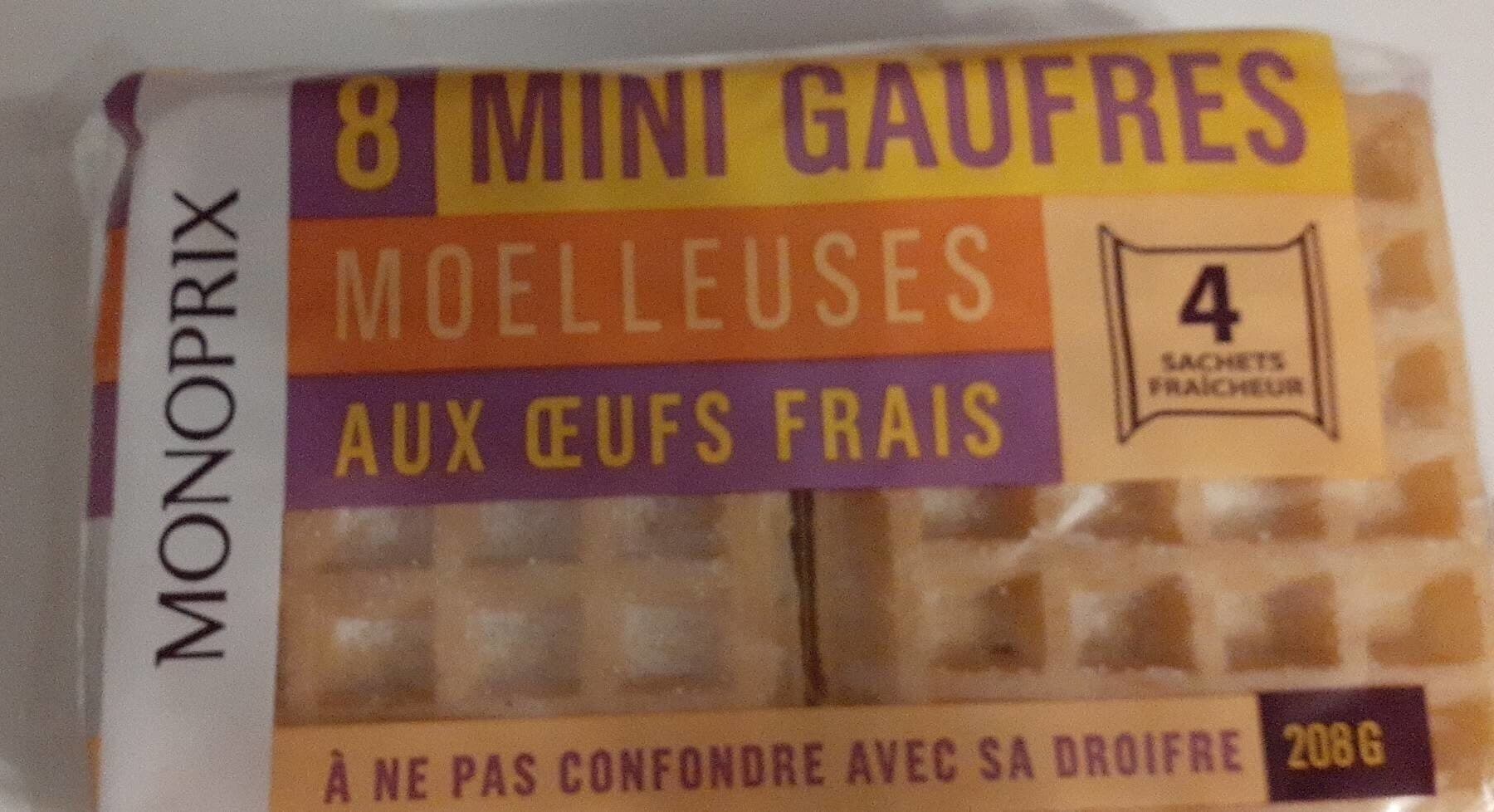Monoprix 8 mini gaufres packshot