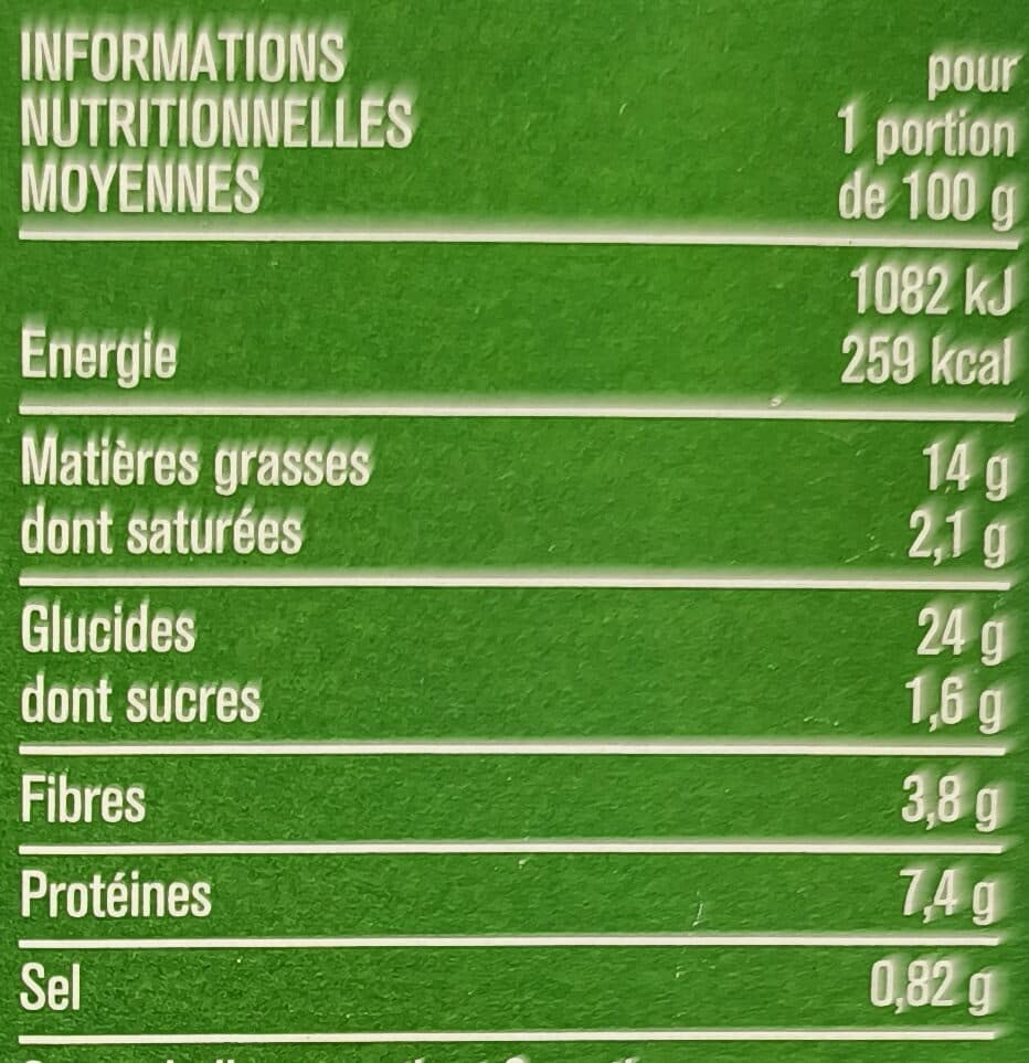 Monoprix Galettes panées Sarrasin Boulgour Poireaux packshot