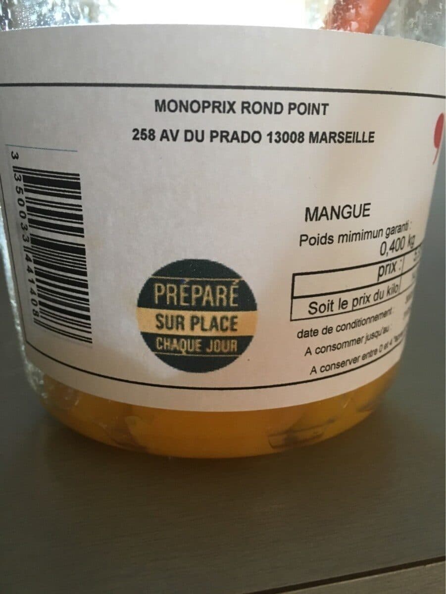 Monoprix Mangue fraiche packshot