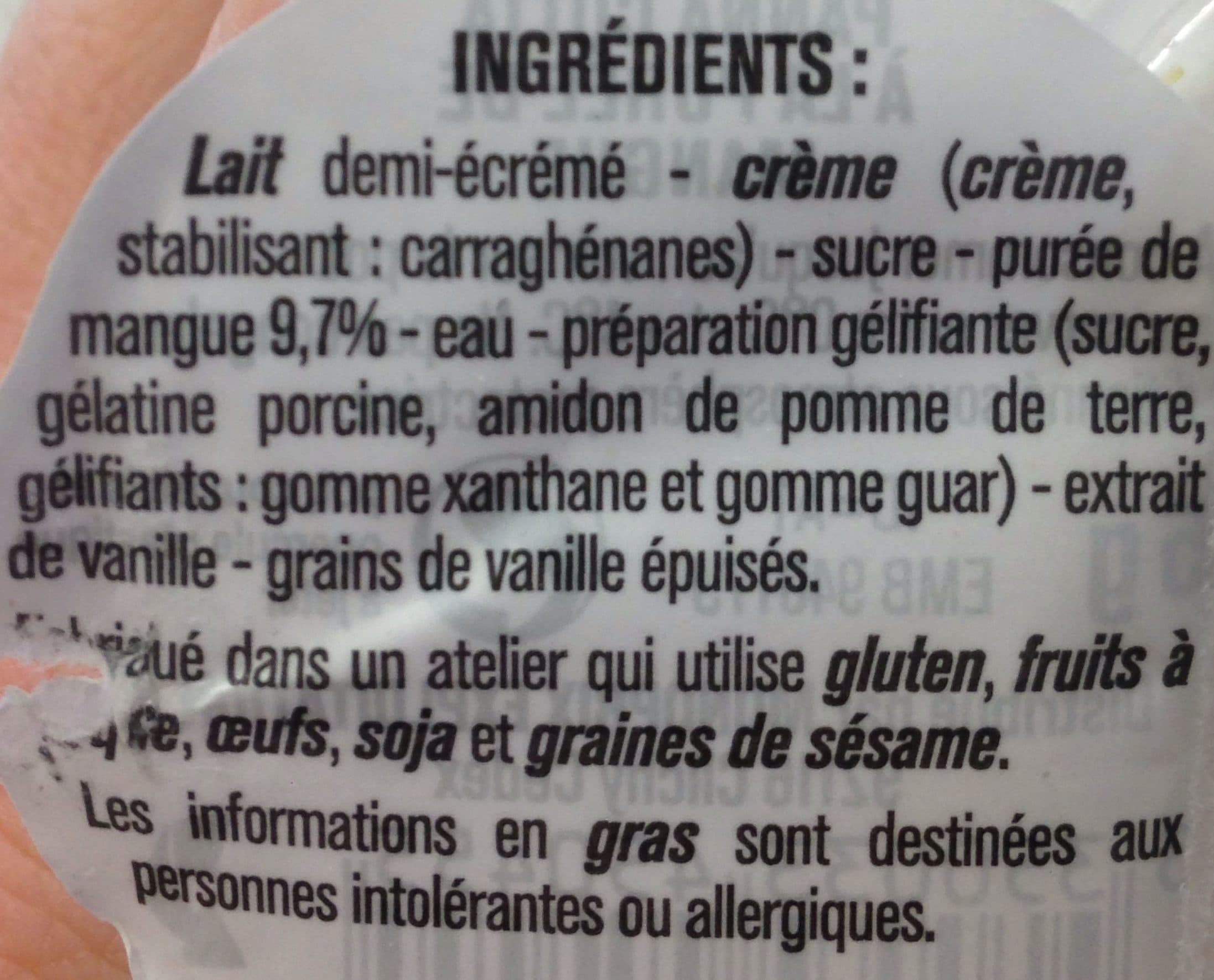 Monoprix Panna Cotta Mangue packshot