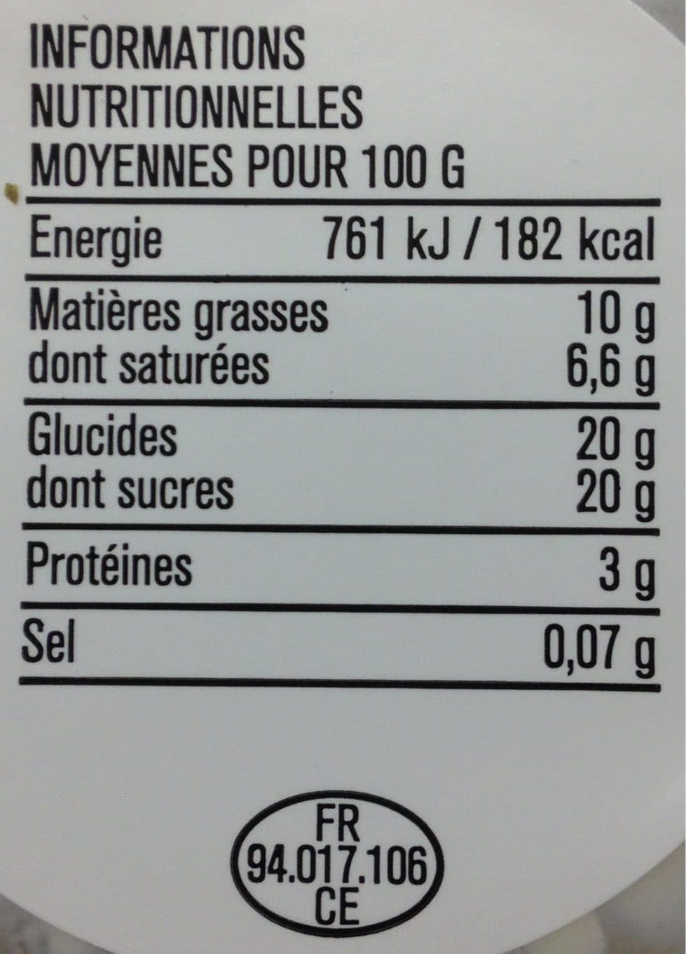 Monoprix Panna Cotta Mangue packshot