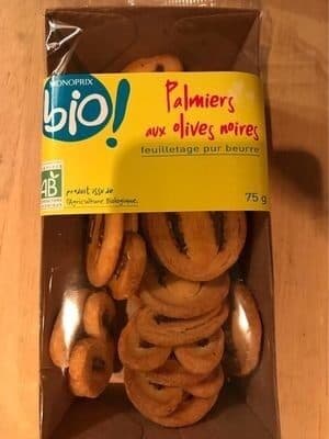 INGRID COSMETICS Palmiers aux olives noires - Feuilletage pur beurre packshot