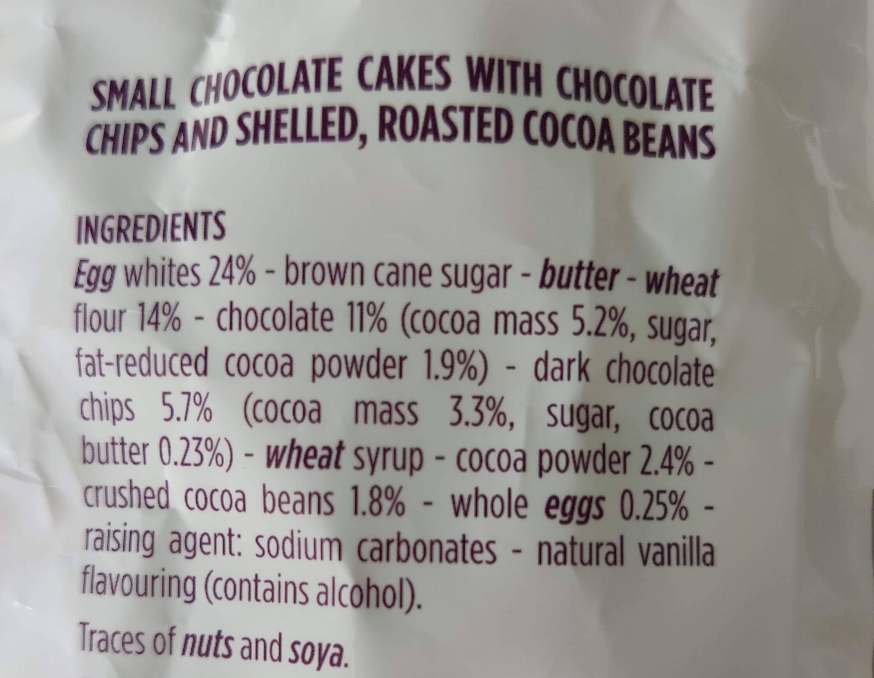 Monoprix Mini moelleux au chocolat packshot