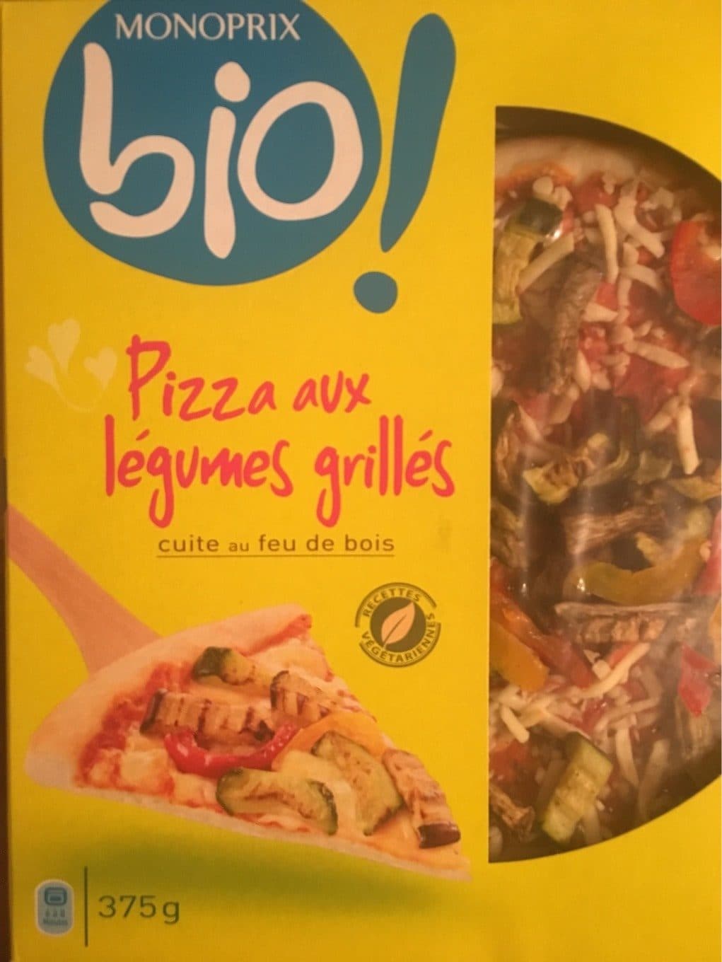 Monoprix Pizza aux légumes grillés packshot