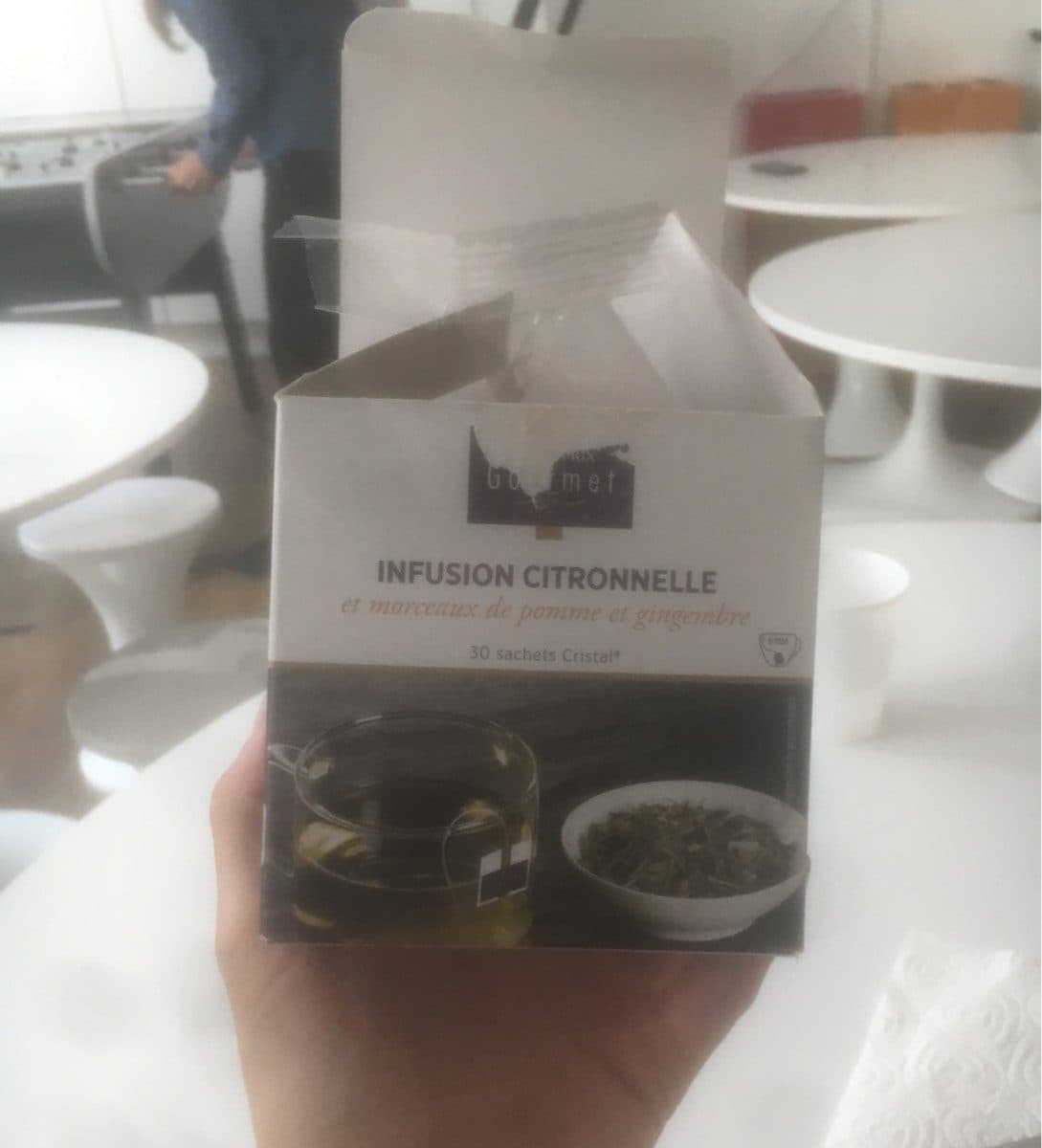 Monoprix Infusion Citronnelle et morceaux de pomme et gingembre packshot
