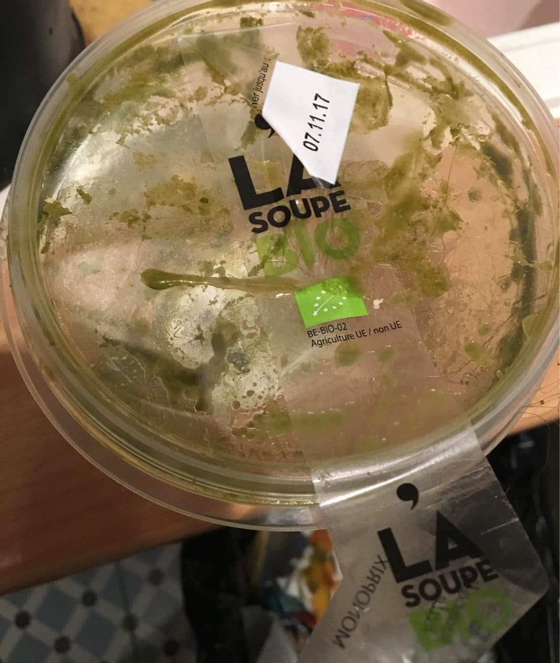 Monop daily Soupe epinards brocoli et chou kale bio packshot
