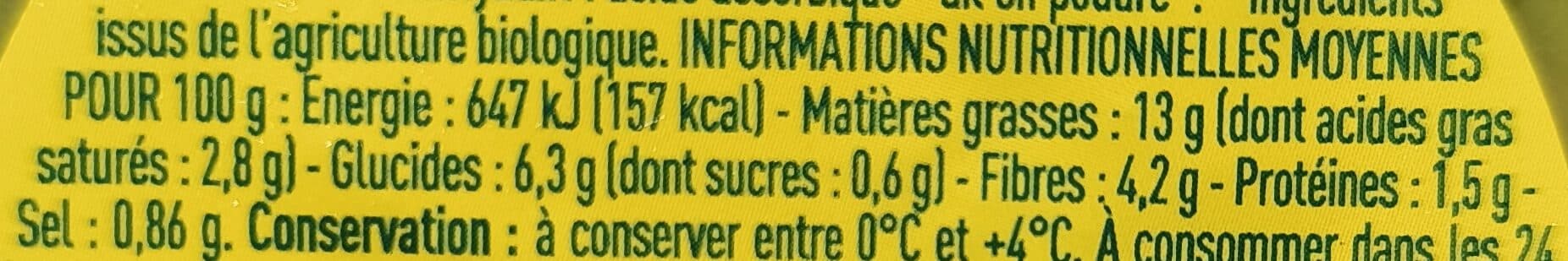 Monoprix Guacamole Bio packshot