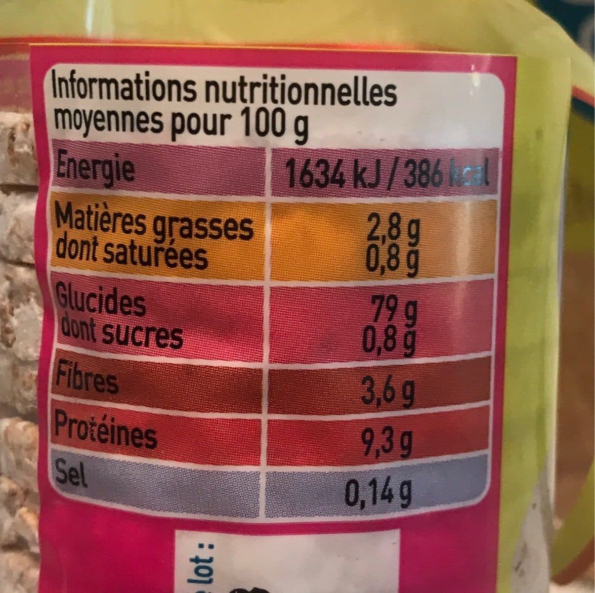 Monoprix Mini galettes de riz et sarrasin packshot