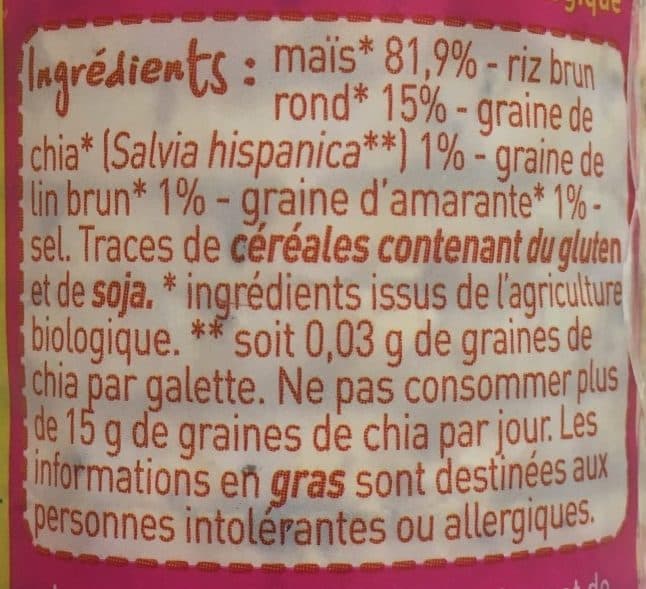 Monoprix Mini galettes de mais bio packshot