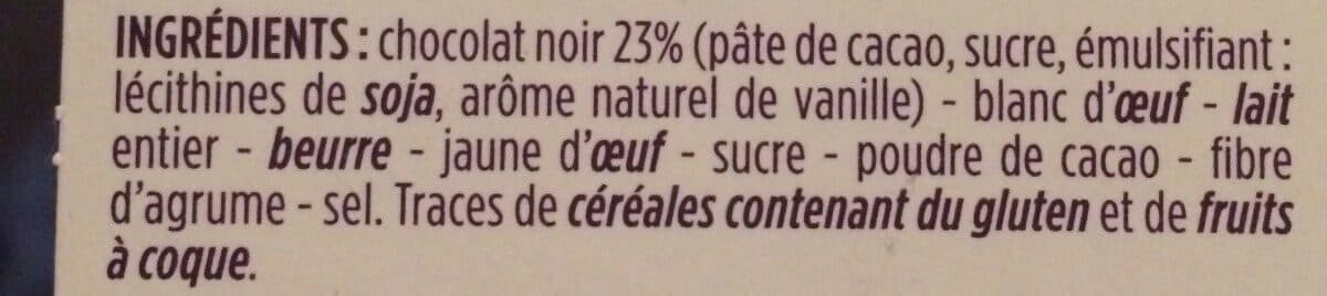Monoprix Mousse au chocolat noir packshot