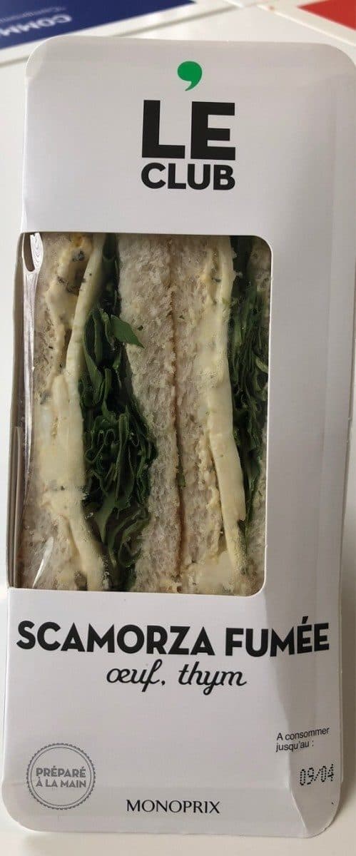 Monoprix Scamorza fumée packshot