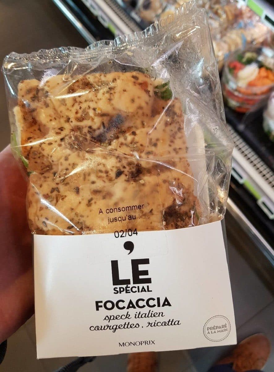 Monoprix Focaccia packshot