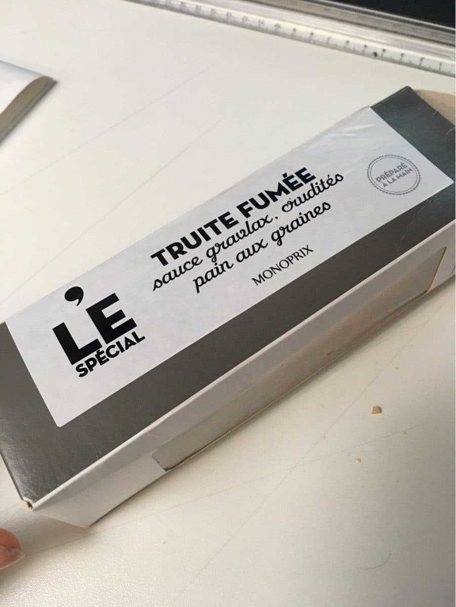 Monoprix Truite fumée packshot