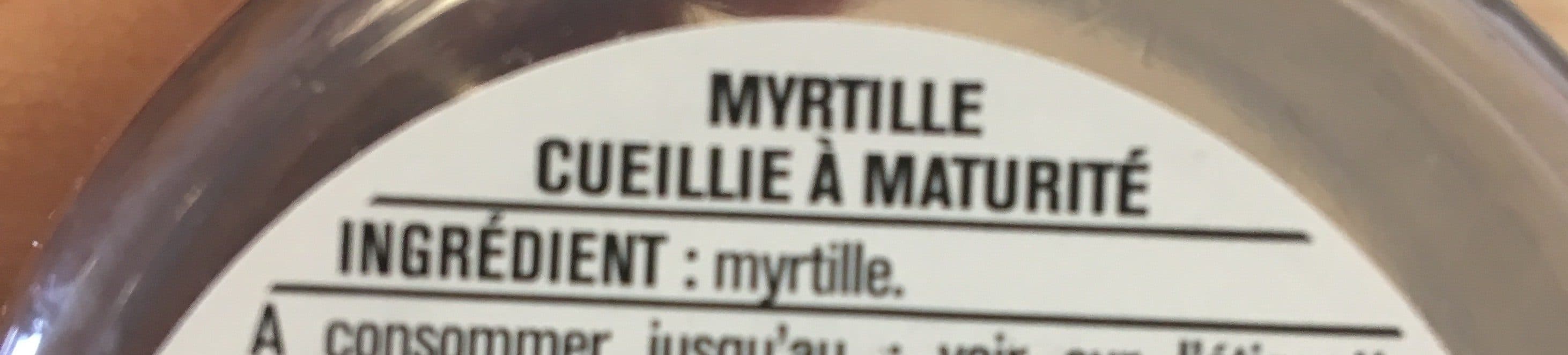 Monoprix Myrtilles packshot