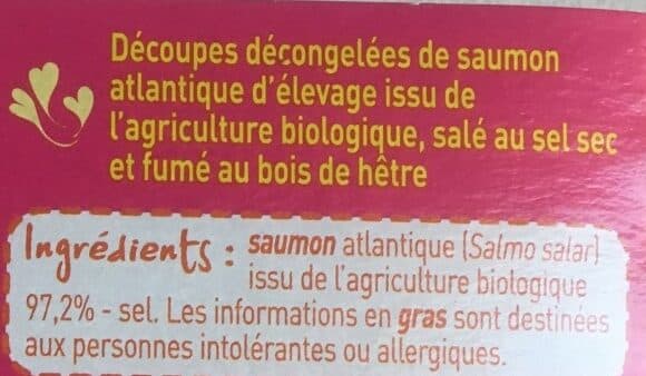 Monoprix Lardons de saumon packshot