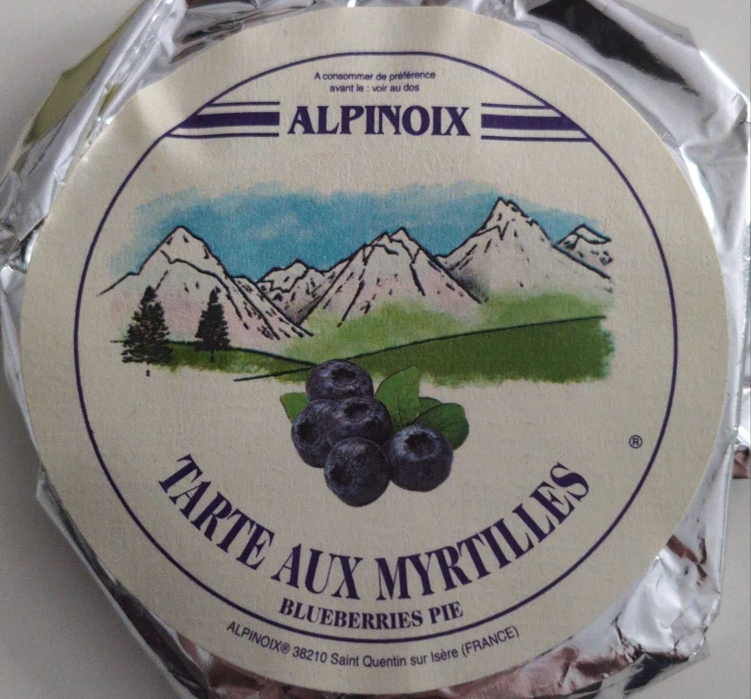 Alpinoix Tarte aux myrtilles packshot