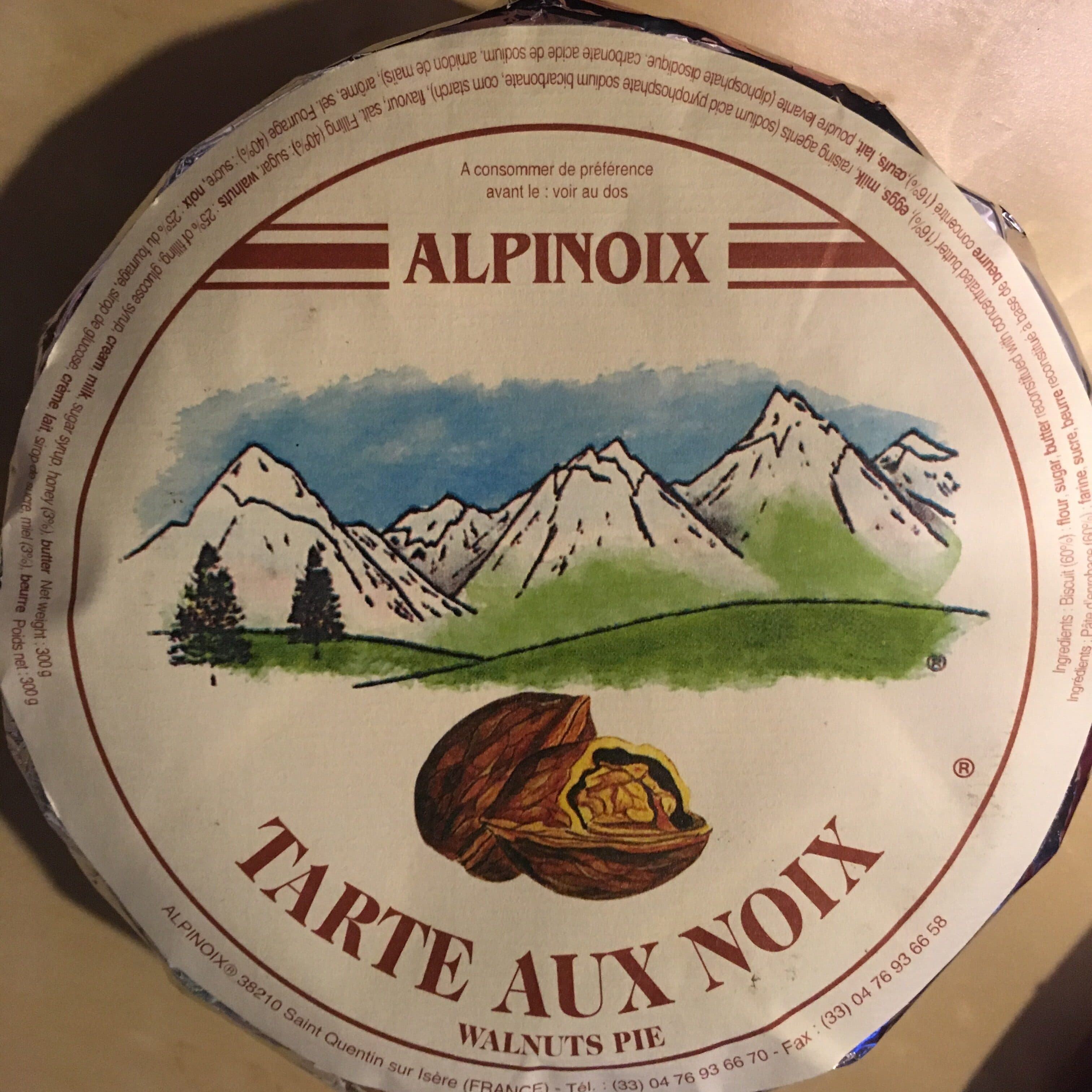 Alpinoix Tarte aux noix packshot