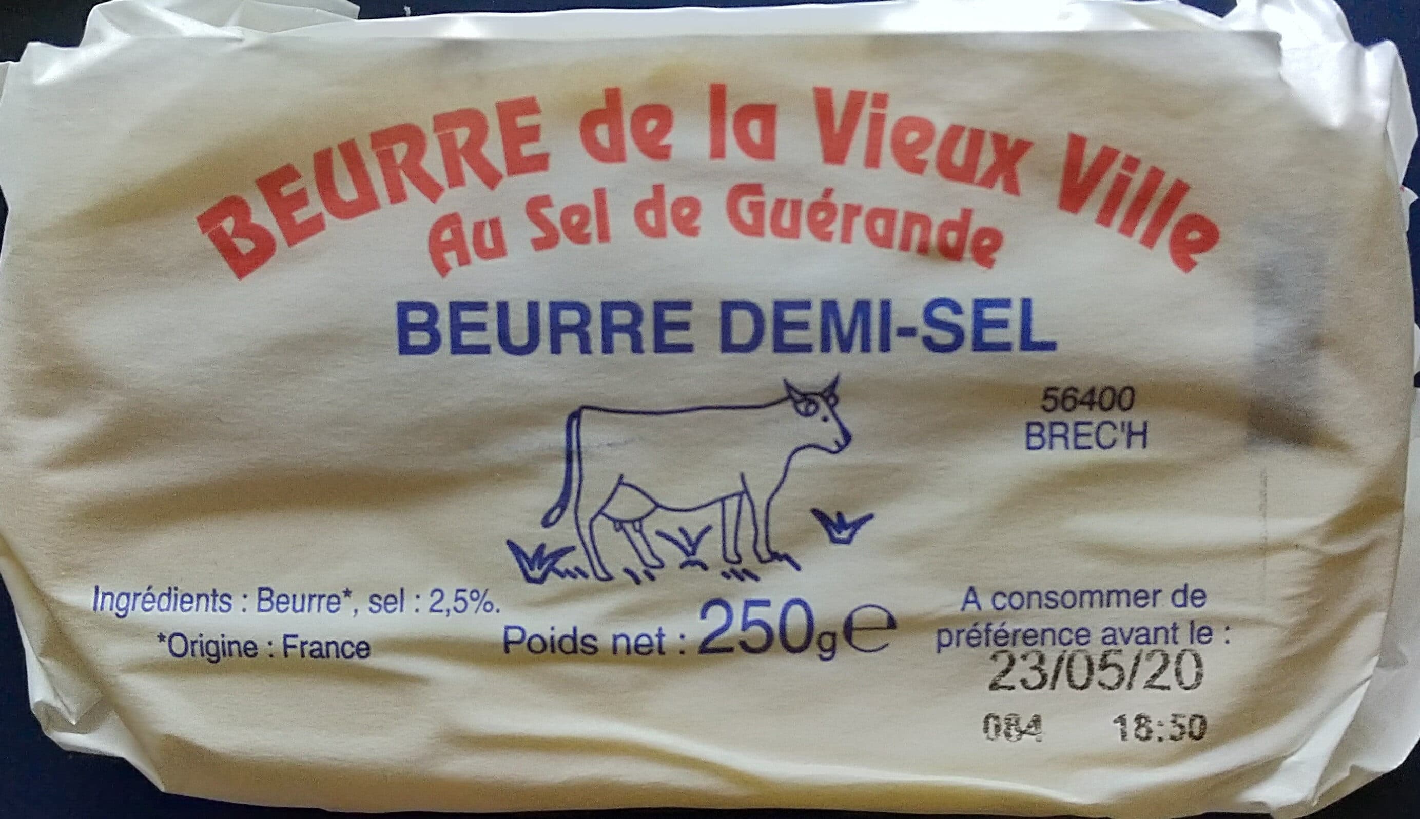 Open Food Facts Beurre demi sel packshot