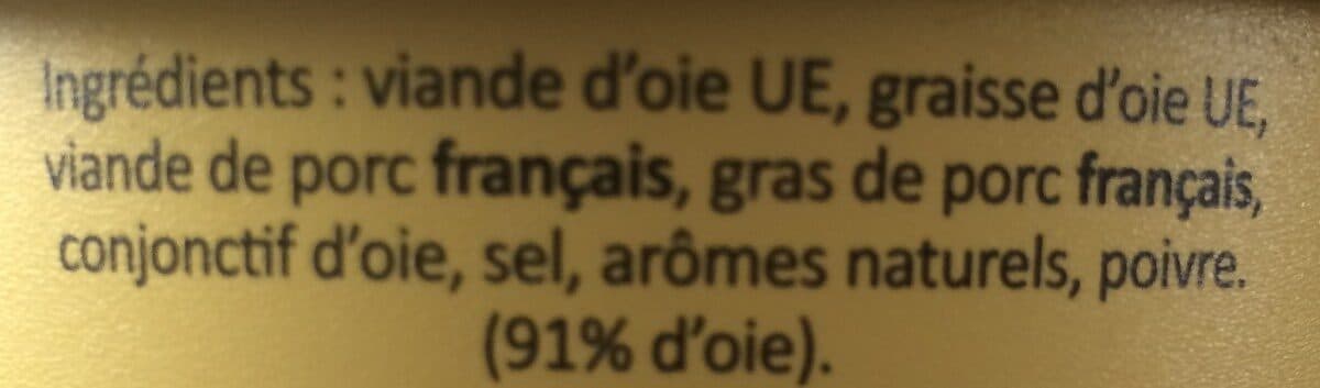 Maison prunier Rillettes d'oie rôtie en marmite packshot