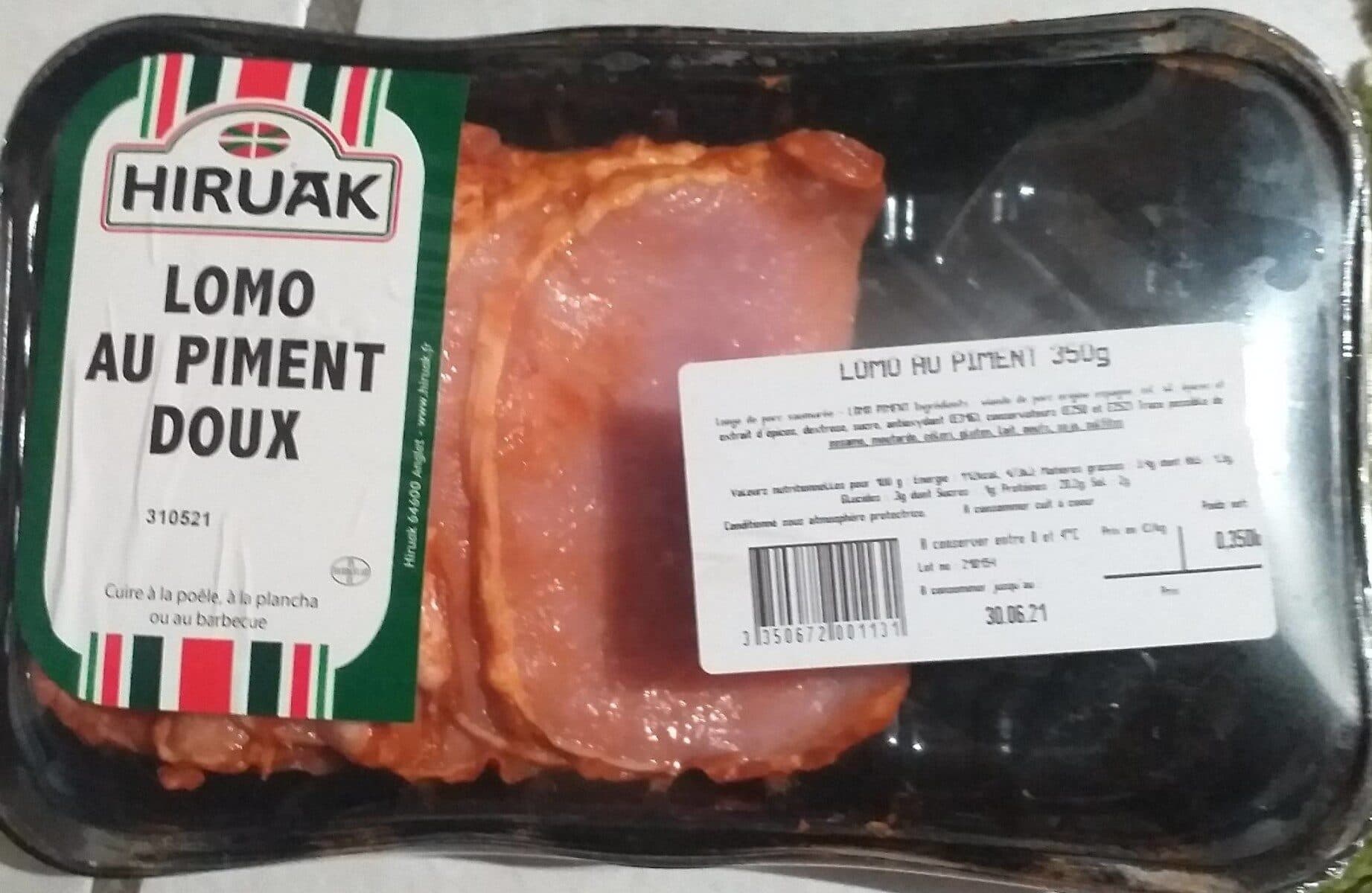 Hiruak Lomo au piment doux packshot