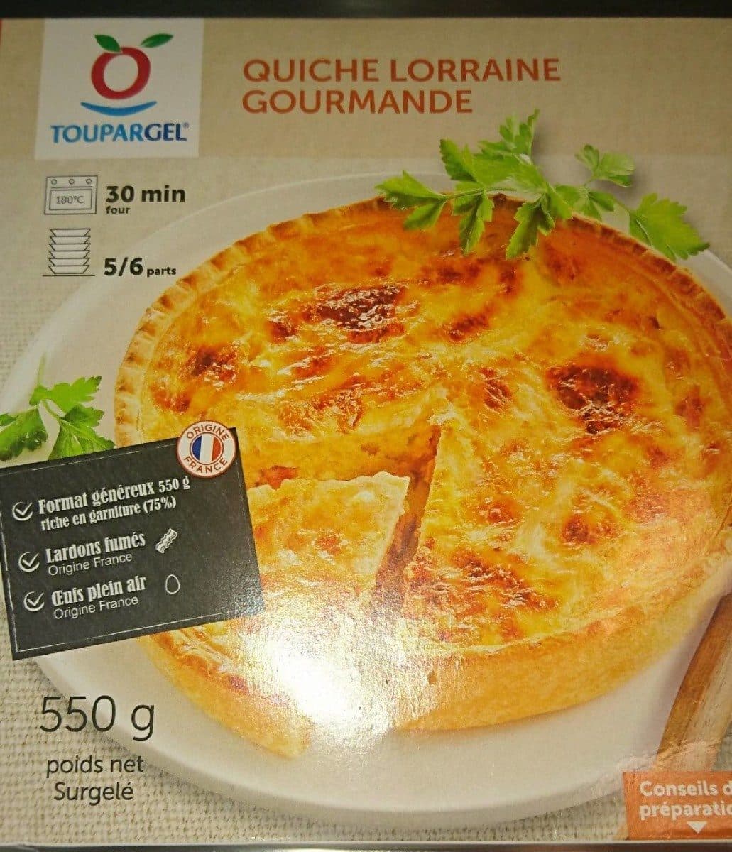 Toupargel Quiche Lorraine Gourmande packshot