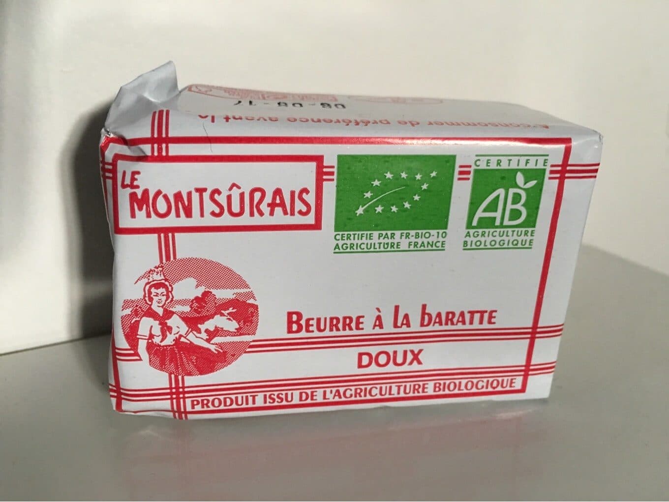 Le montsurais beurre à la baratte packshot