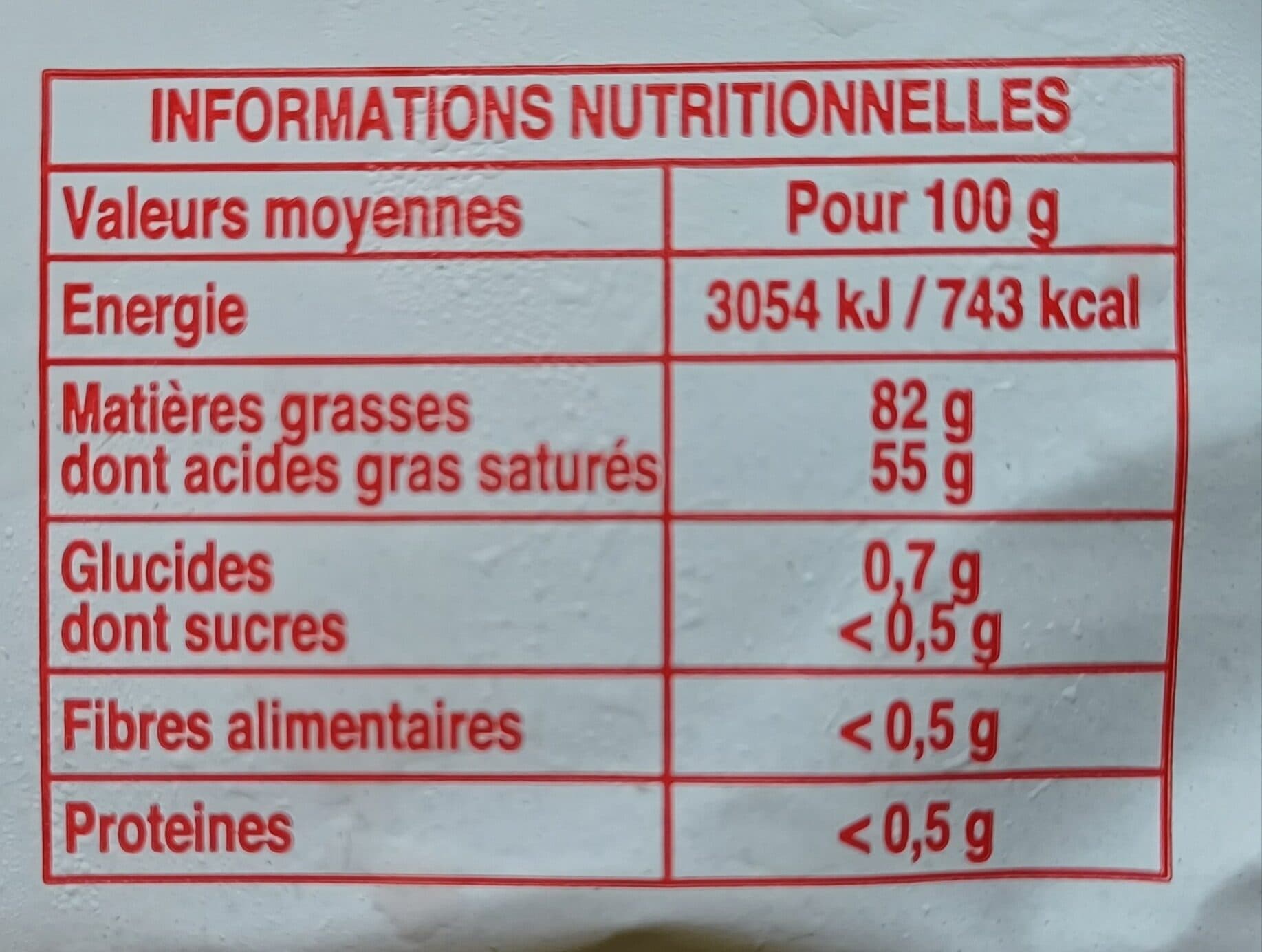 Le montsurais Beurre à la Baratte Doux packshot