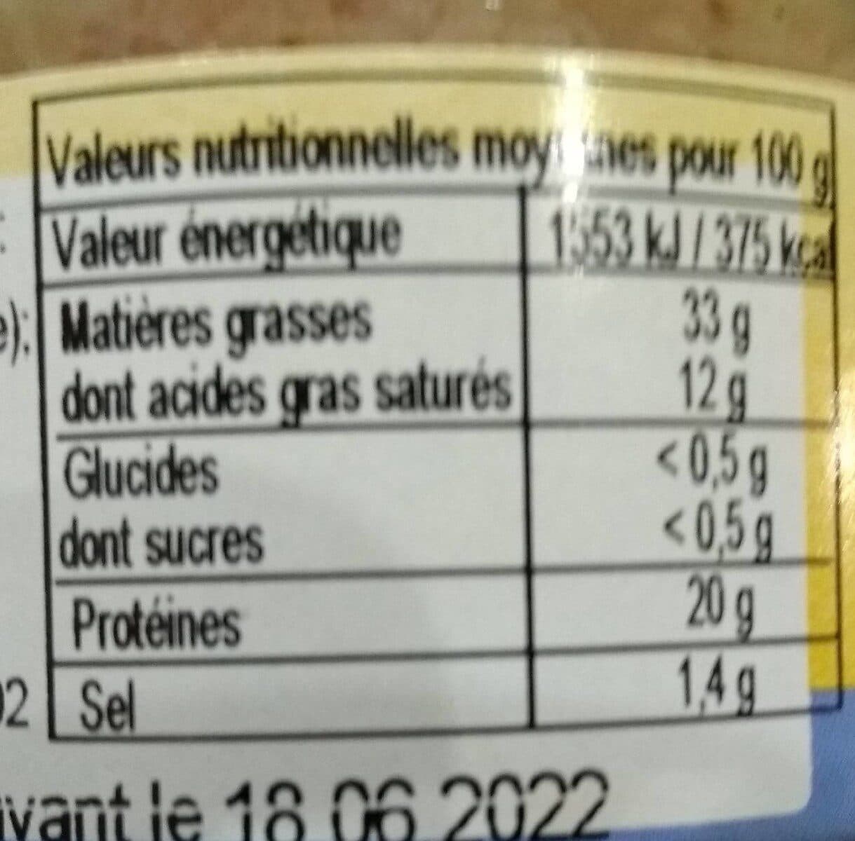 Open Food Facts Rillettes d'oie packshot