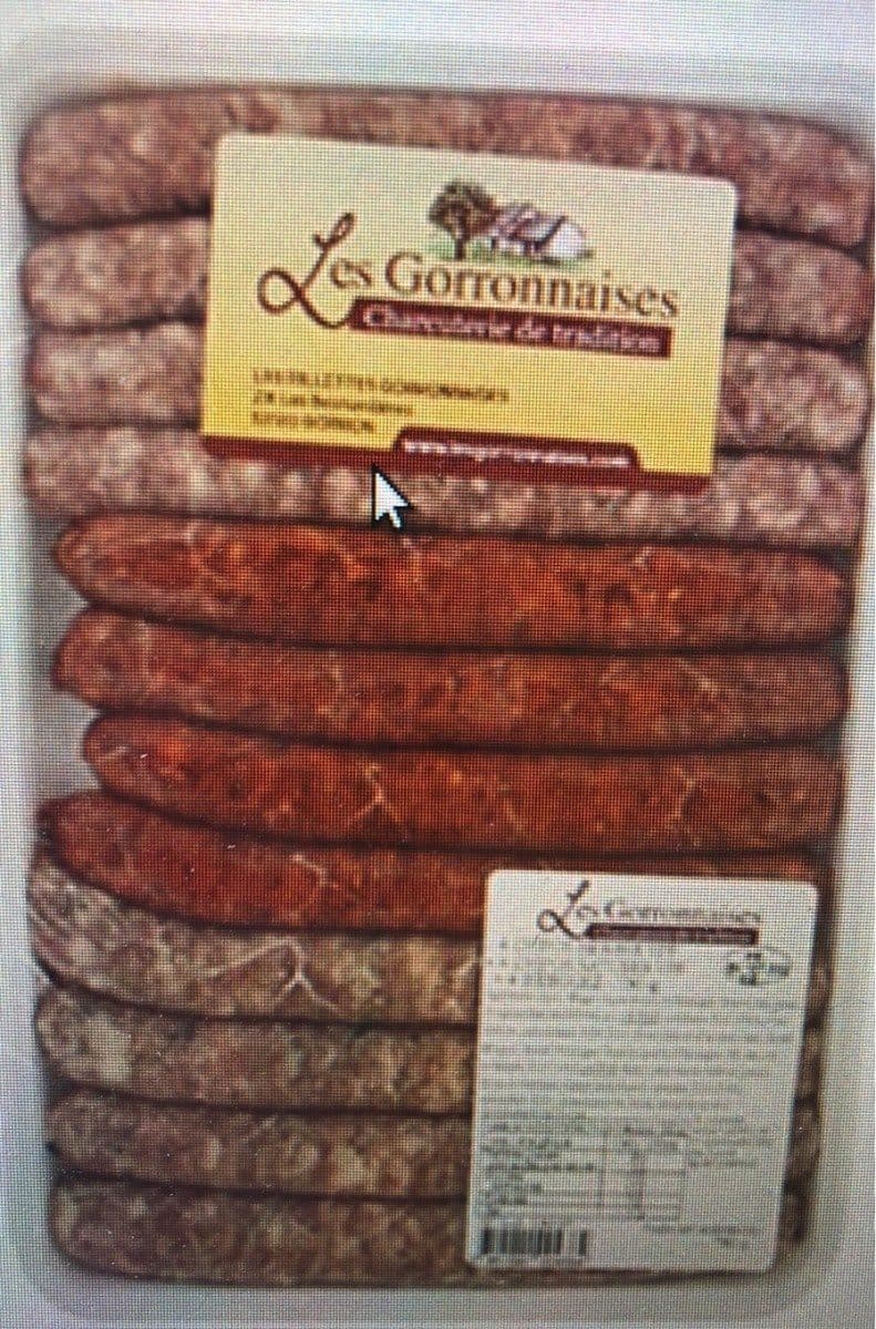 Open Food Facts Chipolatas merguez packshot